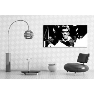 Ručně malovaný POP Art Scarface 1 dílný 100x50cm obraz