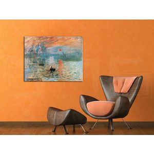 Obraz na plátně ZÁPAD SLUNCE V PŘÍSTAVU – Claude Monet obraz