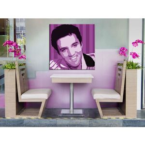 Ručně malovaný POP Art Elvis Presley 1 dílny 100x100cm obraz