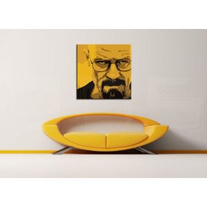 Ručně malovaný POP Art BREAKING BAD 1 dílny 100x100cm obraz