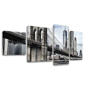 4dílná nástěnná malba MĚSTO / NEW YORK ME115E40 obraz