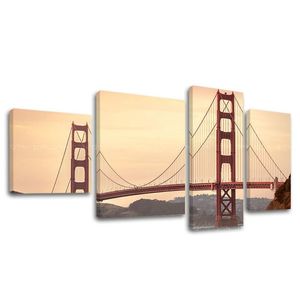 4dílná nástěnná malba MĚSTO / SAN FRANCISCO ME116E40 obraz