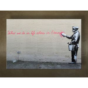 Obraz na plátně 1 dílný Street ART - Banksy obraz