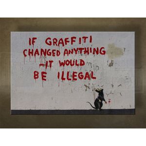 Obraz na plátně 1 dílný Street ART - Banksy obraz
