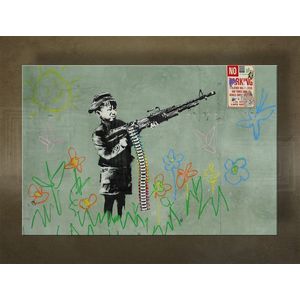 Obraz na plátně 1 dílný Street ART - Banksy obraz