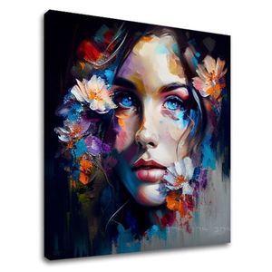 Designová dekorace na plátně Nebe v očích Sleva 30 % 70x70 cm obraz