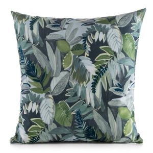 ArtFir Povlak na polštář GARDEN 37A | zelená/stříbrná 45 x 45 cm obraz