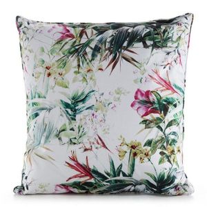 ArtFir Povlak na polštář GARDEN 31A | bílá/zelená 45 x 45 cm obraz