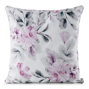 ArtFir Povlak na polštář GARDEN 30A | bílá/růžová 45 x 45 cm obraz