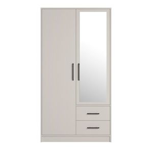 Meblar Šatní skříň SMART SRL3 se zrcadlem | cashmere obraz