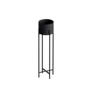 Kovový stojan na květiny GED-025 Loft black, 78 cm obraz