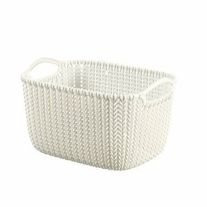 Curver Úložný box Knit 8 l, krémová, 8 l obraz