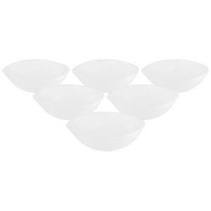 Altom Sada misek z opálového skla White harmony 16 cm, 6 ks obraz