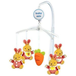 Kolotoč nad postýlku Baby Mix Zajíčci obraz