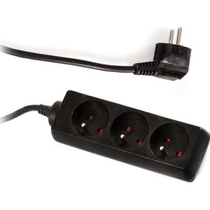 Retlux RPC 01B Prodlužovací kabel černá, 3 zásuvky, 1, 5 m obraz