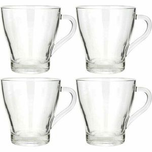 EH Sada skleněných hrnků Clear 300 ml, 4 ks obraz