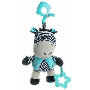 Edukační hrající plyšová hračka s klipem Baby Mix zebra obraz