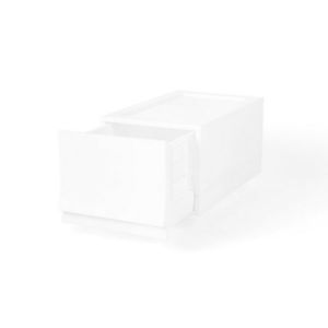 Modulární úložný box Wave Junior Snow bez koleček 43, 4 x 27, 2 x 22 cm, úzký - 1 šuplík obraz