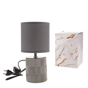 Keramická stolní lampa Dark 27 cm, tm. šedá obraz