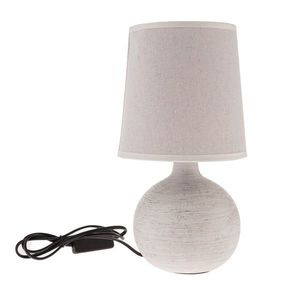 Keramická stolní lampa Luna, 29 cm, béžová obraz