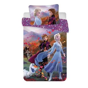 Jerry Fabrics Dětské bavlněné povlečení do postýlky Frozen 2 wind baby, 100 x 135 cm, 40 x 60 cm obraz