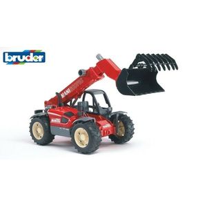 Bruder 2125 Konstrukční vozy Manitou MLT 633 nakladač s teleskopickým ramenem, 1: 16 obraz
