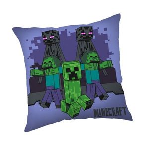 Jerry Fabrics Polštářek Minecraft Creeper rush, 40 x 40 cm obraz