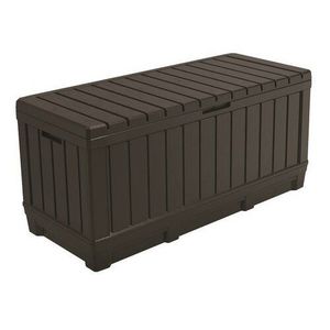Keter Zahradní úložný box Kentwood hnědá, 350 l, 128 x 59 x 54 cm obraz