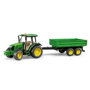 Bruder Farmer 2108 Traktor John Deere se sklápěcím přívěsem obraz
