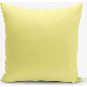 Žlutý povlak na polštář s příměsí bavlny Minimalist Cushion Covers , 45 x 45 cm obraz