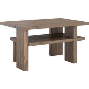 Hnědý konferenční stolek z borovicového dřeva 45x68 cm Japan – Karup Design obraz