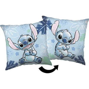 Fleecový dětský polštářek 40x40 cm Lilo and Stitch "Blue" – Jerry Fabrics obraz