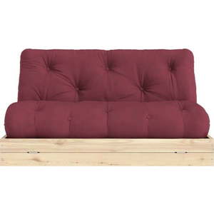 Vínová rozkládací pohovka 145 cm Flip – Karup Design obraz