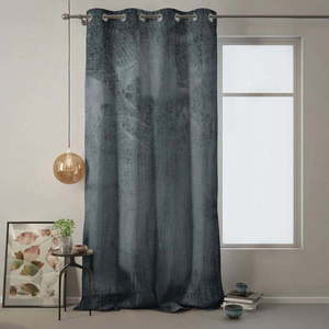 Šedý závěs AmeliaHome Velvet, 140 x 270 cm obraz