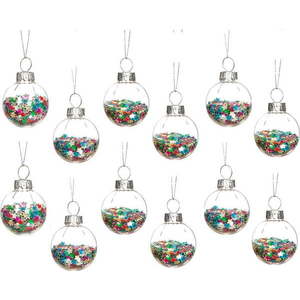 Skleněné vánoční koule v sadě 12 ks ø 3 cm Disco Stars Mini – Sass & Belle obraz