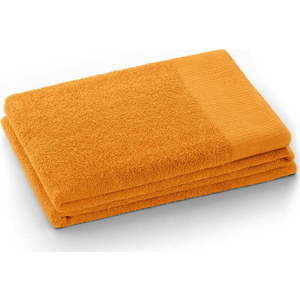 Oranžový froté bavlněný ručník 50x100 cm Amari – Restilo obraz