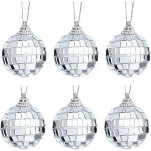Plastové vánoční koule v sadě 6 ks ø 4 cm Mirror Ball Mini – Sass & Belle obraz