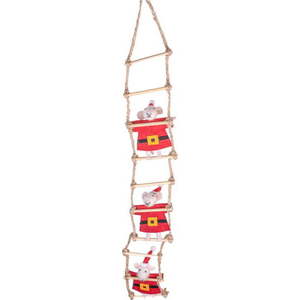 Látková závěsná vánoční dekorace 50 cm Santa Mouse – Sass & Belle obraz