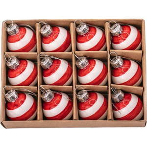 Skleněné ručně vyrobené vánoční koule v sadě 12 ks ø 3 cm Mini Bauble – Sass & Belle obraz