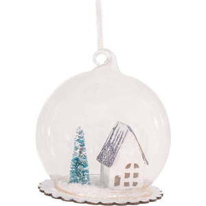 Vánoční koule ø 8 cm Snowy House – Sass & Belle obraz