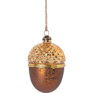 Skleněná ručně vyrobená vánoční ozdoba ø 6 cm Acorn – Sass & Belle obraz
