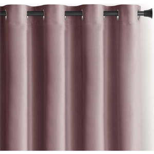 Světle hnědý sametový dimout závěs 140x245 cm Eyelets – Restilo obraz