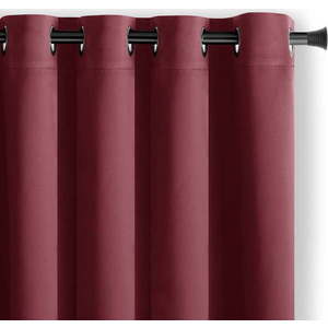 Vínový zatemňovací závěs 140x270 cm Eyelets – Restilo obraz