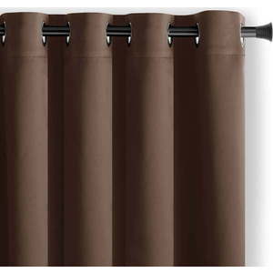 Hnědý zatemňovací závěs 140x270 cm Eyelets – Restilo obraz