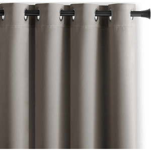 Béžový zatemňovací závěs AmeliaHome Eyelets Beige, 140 x 245 cm obraz