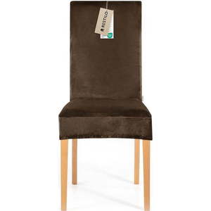 Hnědý napínací potah na židli 48 cm Sento – Restilo obraz