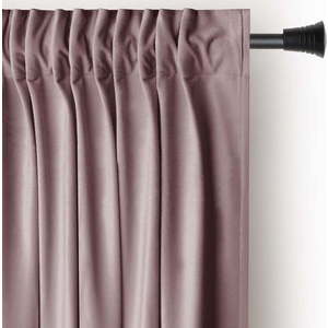 Světle hnědý sametový dimout závěs 140x245 cm Pleat – Restilo obraz
