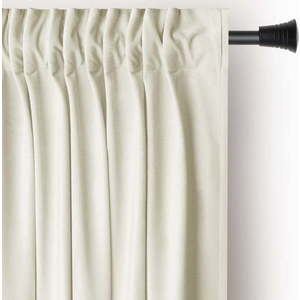 Krémový sametový dimout závěs 140x270 cm Pleat – Restilo obraz