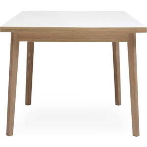 Rozkládací jídelní stůl s bílou deskou Hammel Single, 90 x 90 cm obraz