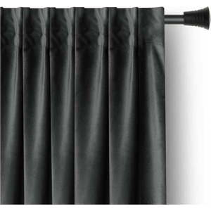 Šedý sametový dimout závěs 140x270 cm – Restilo obraz